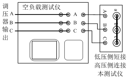 三相變壓器負載試驗接線圖